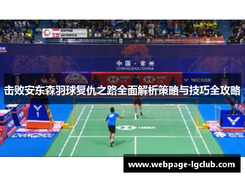 击败安东森羽球复仇之路全面解析策略与技巧全攻略