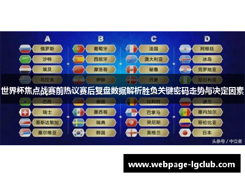 世界杯焦点战赛前热议赛后复盘数据解析胜负关键密码走势与决定因素